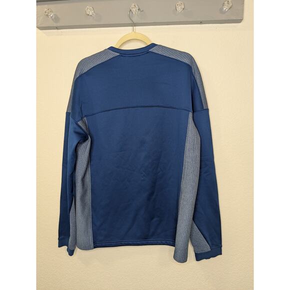 Duluth Trading Co Blue Boundary Layer Fleece Pullover Sweatshirt Men Size Medium - Picture 4 of 4